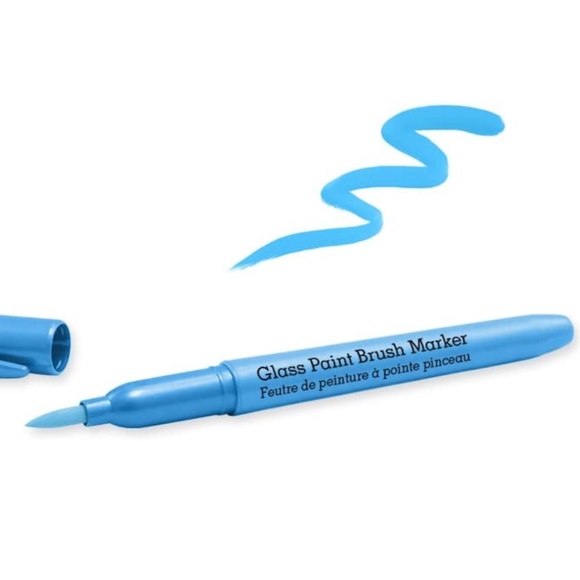 Glass Paint Brush Marker Permanent 15mm (Blue) - Picture 1 of 5